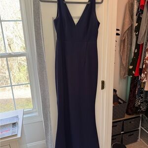 Lulu's Navy Mermaid Gown
